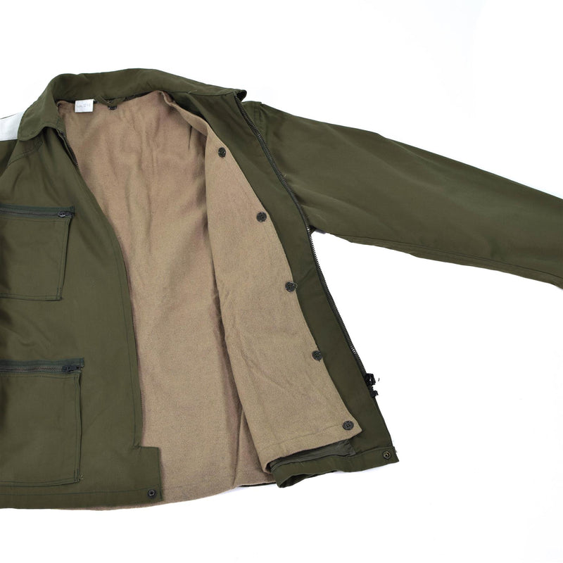 Veste de l'armée italienne pour troupes de campagne, doublure parka OD coupe-vent BDU