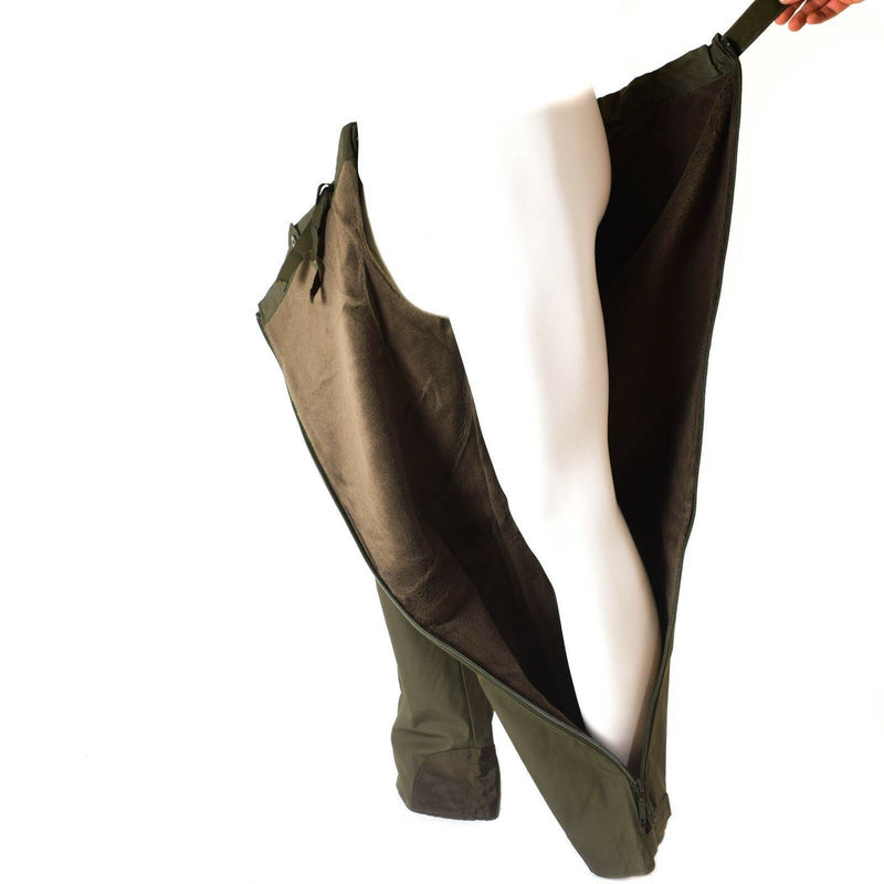 Pantalon d'hiver militaire imperméable authentique de l'armée allemande OD Olive