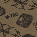 M-TAC Microfleece Neck Gaiter Drone Pattern Tactical Outdoor Scarf Tan
