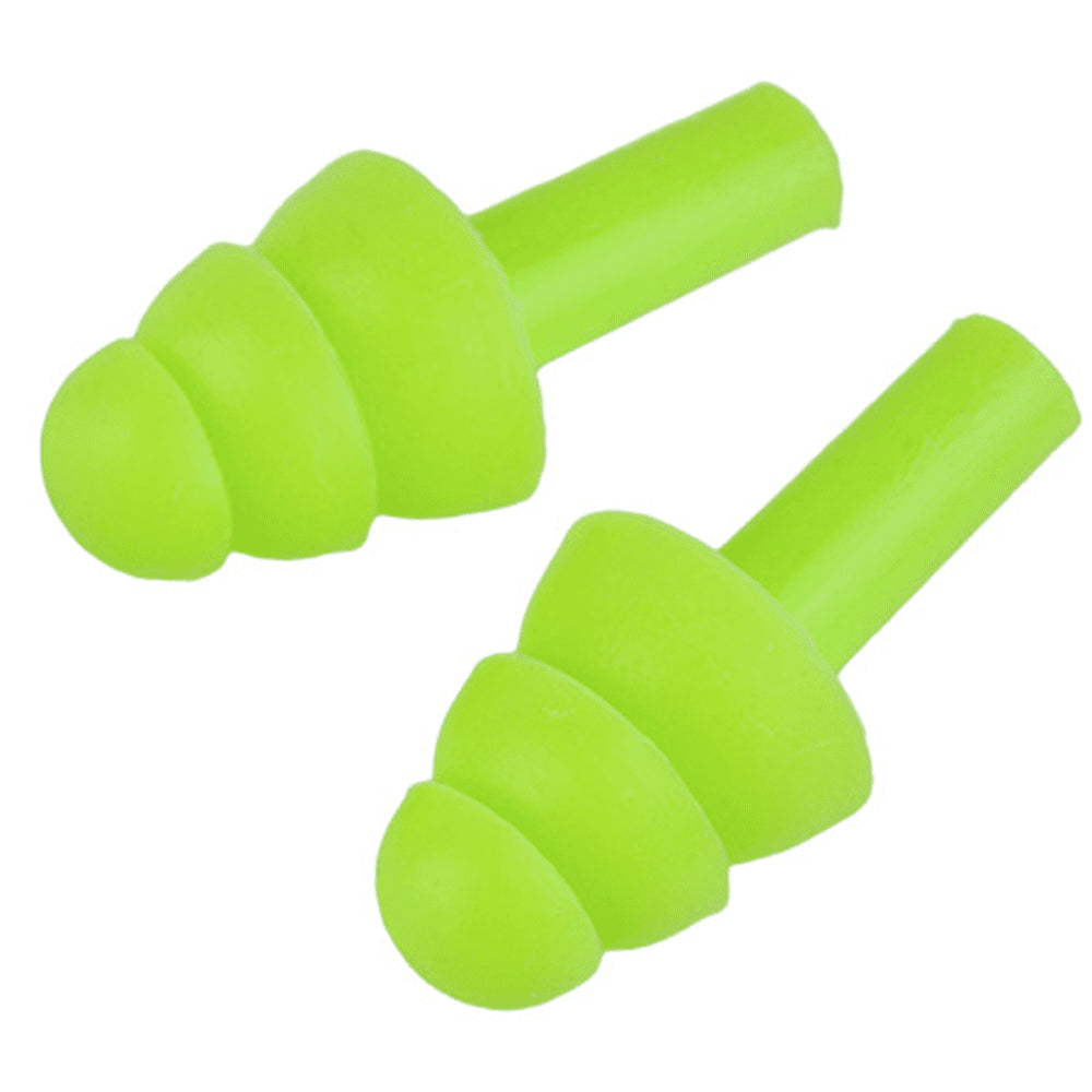 Bouchons d'oreille en silicone EARMOR M03 MaxDefense réutilisables NRR 23dB vert