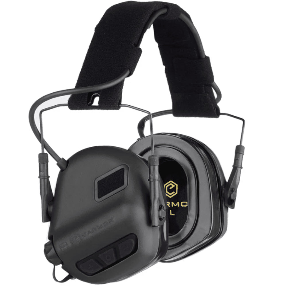 EARMOR M31 Plus Electronic Hearing Protection Earmuffs Tactical Outdoor Black
