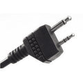 EARMOR M52 PTT Adapter Midland 2 Pin Wired Tactical Headset Cable Black
