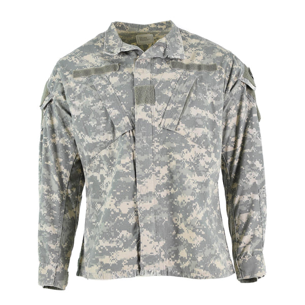 Genuine U.S. army troops field jacket BDU digital ACU camo shirts military issue