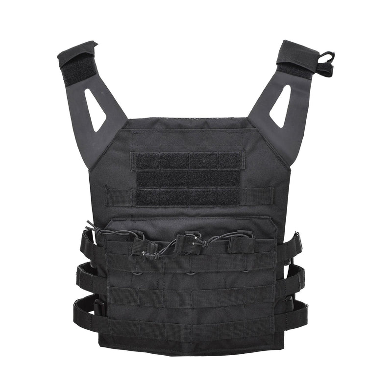 Gilet tactique de combat modulaire pour porte-plaques militaire MIL-TEC GEN II Noir