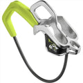 Dispositif d'assurage Edelrid Mega Jul, freinage assisté par tube automatique, escalade et rappel