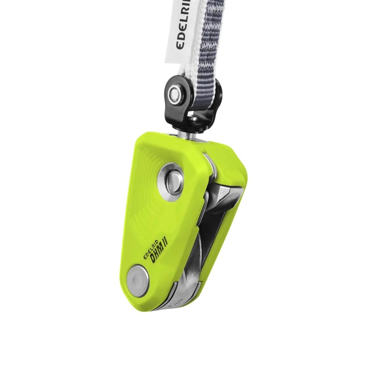 Edelrid OHM Assisted Braking Resistor Device Assists Lighter Belayers Green