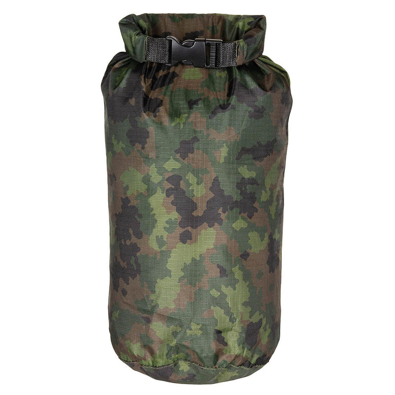 Sac à dos étanche et léger MFH Drybag 4L avec fermeture à enroulement M05 Camouflage finlandais