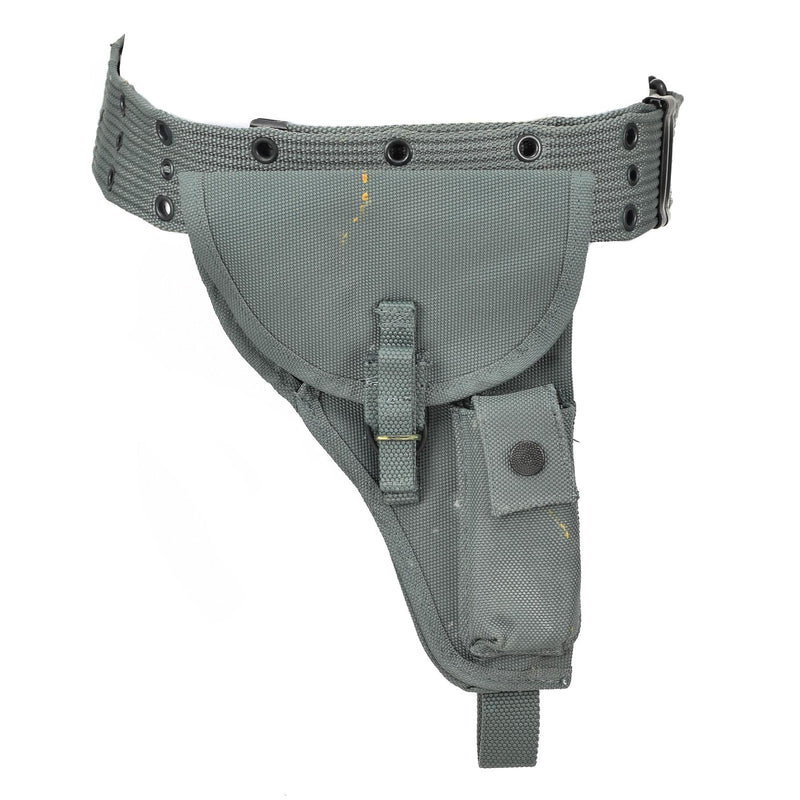 Étui de ceinture pour pistolet de police italien d'origine avec système de ceinture pour pochette à munitions NEUF