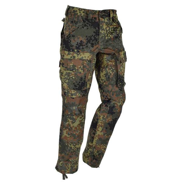 Pantalon de combat tactique de l'armée Leo Kohler pantalon de campagne cargo forcé camouflage flecktarn