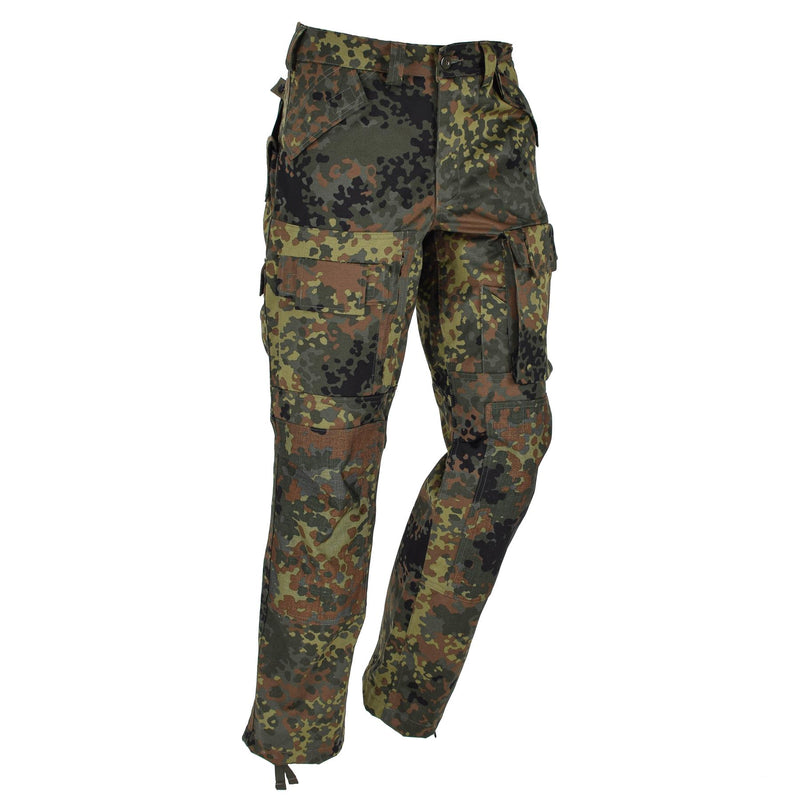 Pantalon de combat tactique de l'armée Leo Kohler pantalon de campagne cargo forcé camouflage flecktarn