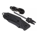 EKA Brand Swede 9 folding knife 57 HRC 12C27 steel fire starter black handle