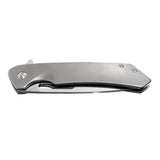 EKA Brand Swedish Classic 8 couteau de poche manche en titane lame en acier inoxydable 57 HRC