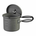 Pot léger de l'esbit 625 ml Camping Hard anodisé en aluminium Poignée gris