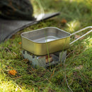 Poêle pliant ultralaisant Esbit comprenant des comprimés de carburant solide 12x14g