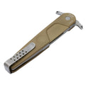 ExtremaRatio BD2 LUCKY DESERT pocket knife Bohler N690 steel plain edge blade