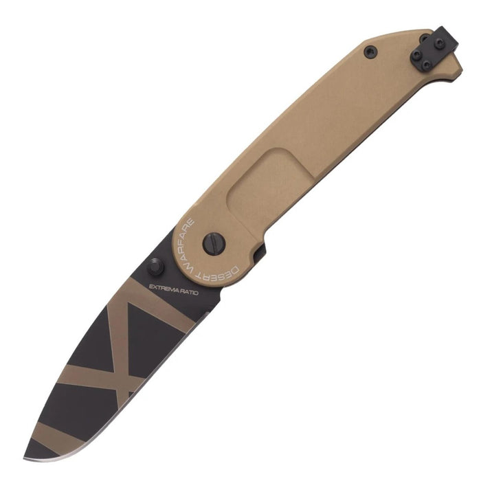 Couteau pliant tactique ExtremaRatio BF2 CD DESERT WARFARE N690 double liner lock - GoMilitar