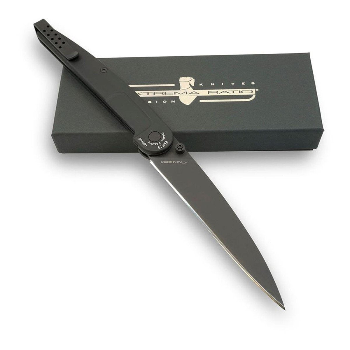 ExtremaRatio BF3 DARK TALON BLACK RUVIDO leaf shape blade BOHLER N690 58 HRC