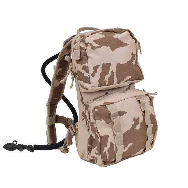 Sac à dos d'hydratation militaire tchèque authentique système CZ95 camouflage désert 3 litres
