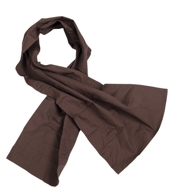 Foulard militaire néerlandais original en coton bandana 100x25cm foulards militaires marron NEUF