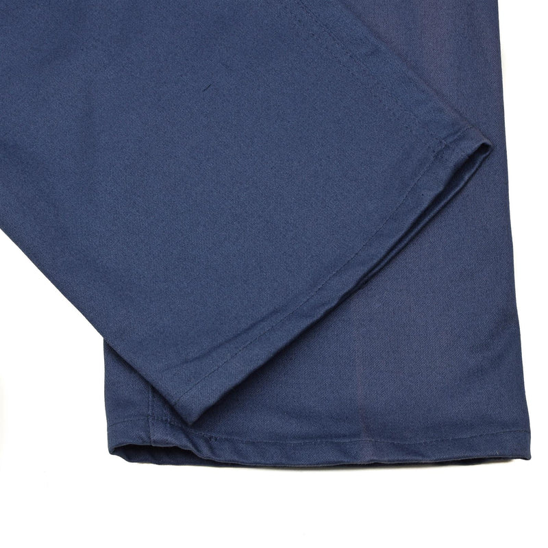 Pantalon de travail militaire italien d'origine Pantalon de surplus militaire bleu en coton neuf