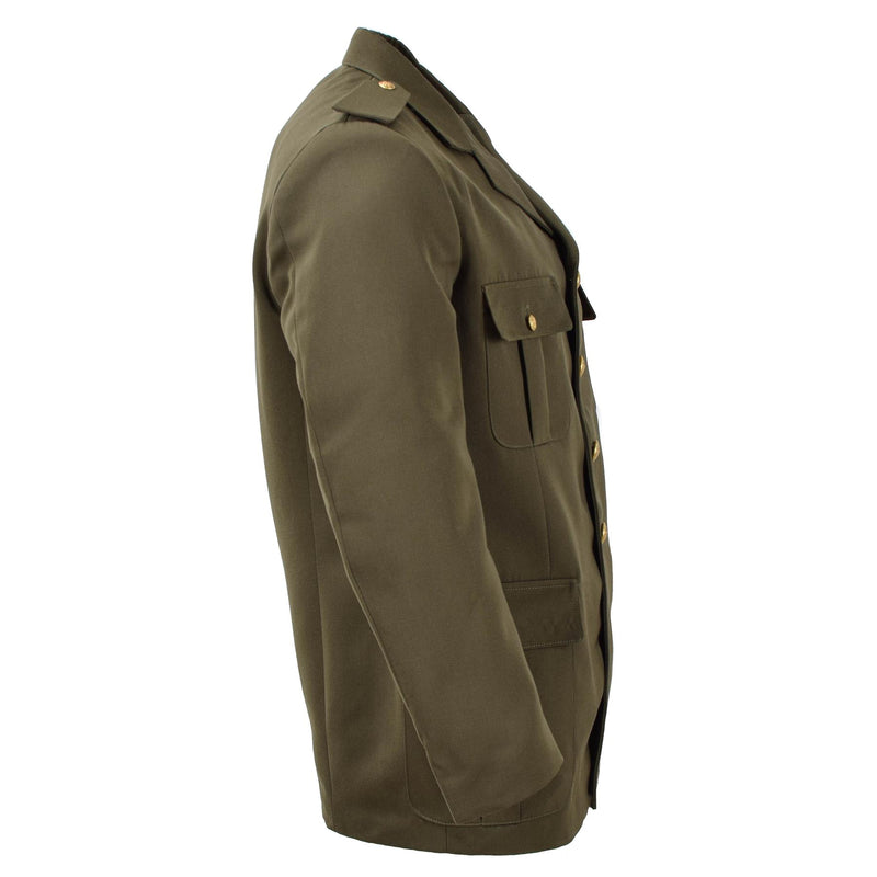 Veste militaire italienne d'origine VERDE, tenue de défilé vintage marron