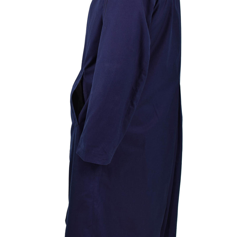 Véritable imperméable militaire français Trench-coat de l'armée de l'air bleu imperméable