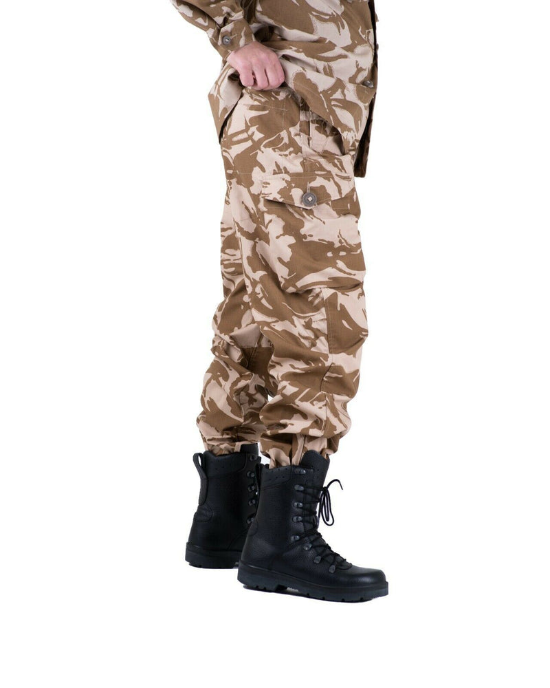 Véritable pantalon de combat de l'armée britannique Pantalon militaire du désert coupe-vent NEUF