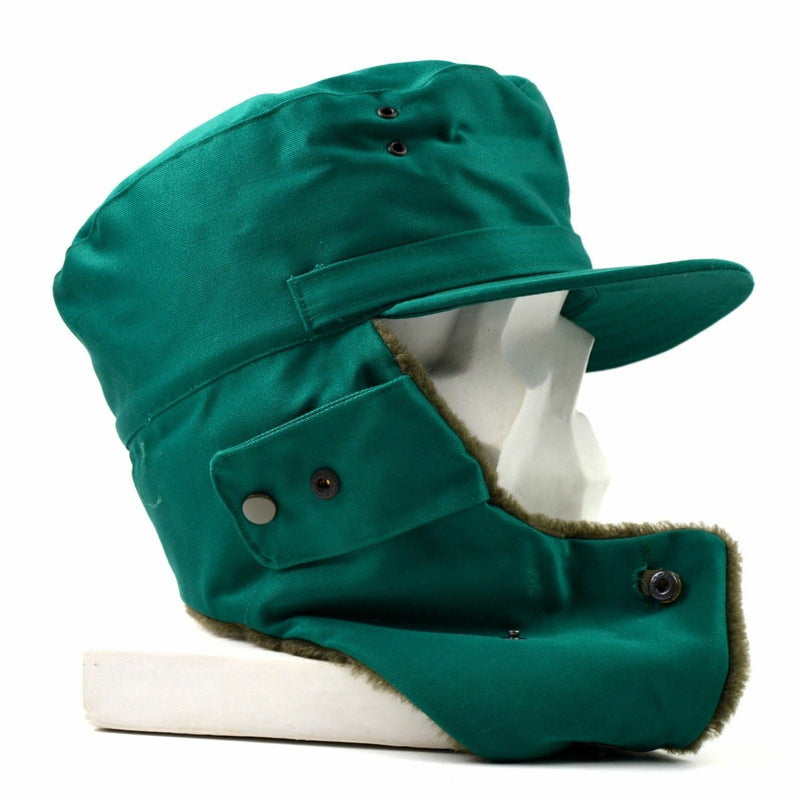 Véritable casquette militaire d'hiver de l'armée autrichienne Chapeau autrichien NEUF Édition militaire verte