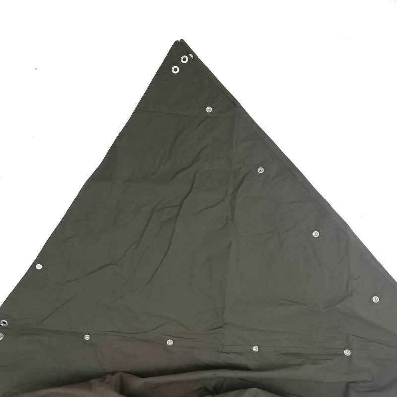 Poncho demi-zeltbahn d'origine de l'armée suédoise Olive surplus