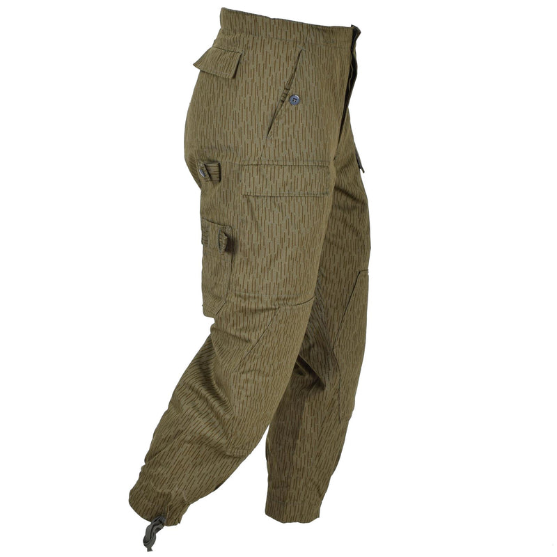 Pantalon tactique de camouflage strichtarn militaire allemand d'origine NVA NEUF