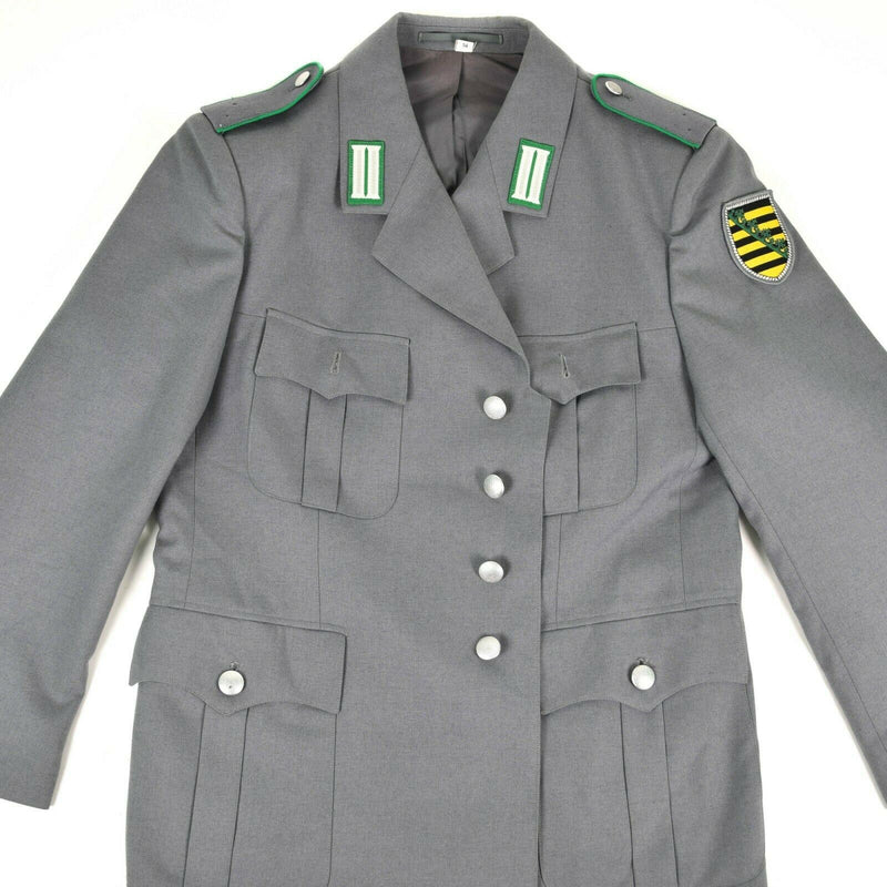 Véritable veste de costume de l'armée allemande grise uniforme formel NEUF