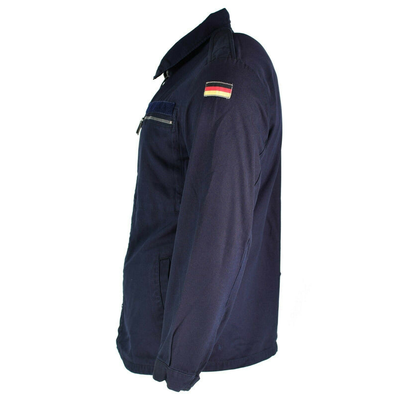 Véritable veste de marine de l'armée allemande bleue résistante au feu en aramide marine Forces navales