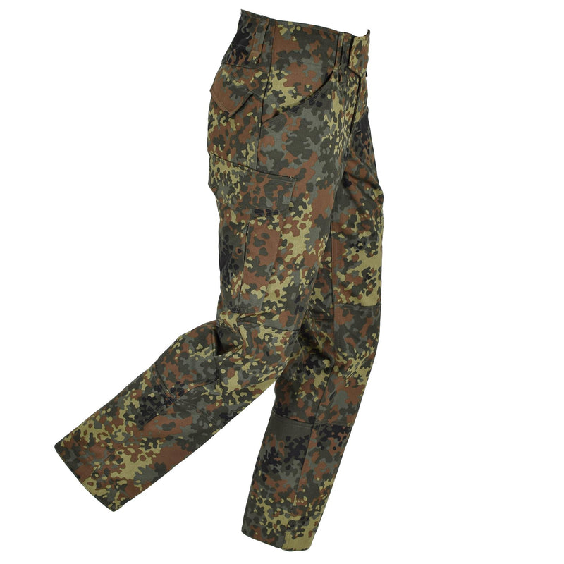 Pantalon tactique militaire Leo Kohler Explorez le pantalon taille haute camouflage flecktarn