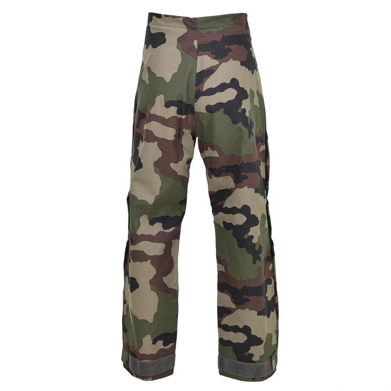 Pantalon de pluie authentique de l'armée française, combinaison imperméable trilaminée avec bretelles NEUF