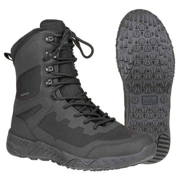 Bottes de combat imperméables Magnum Ultima 8.0, chaussures de randonnée légères et de trek noires