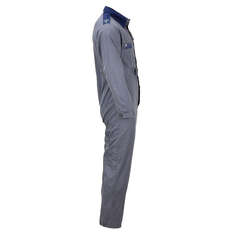 Véritable uniforme de la Royal Air Force britannique pour homme, combinaison bleue