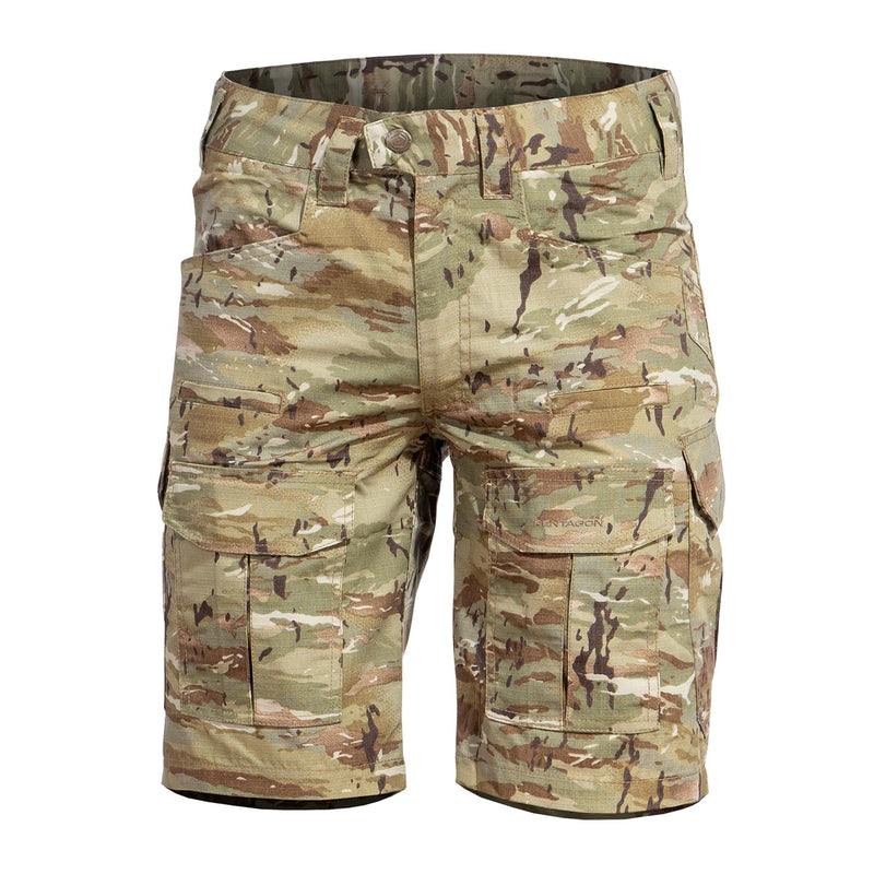 Pantalon court PENTAGON Lycos ripstop bermuda triple couture poches renforcées
