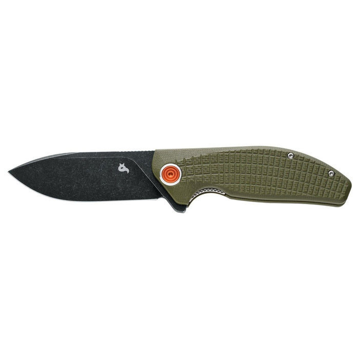 Fox Knives ACUTUS BF - 764 OD Couteau de poche pliant Lame en acier inoxydable D2 - GoMilitar