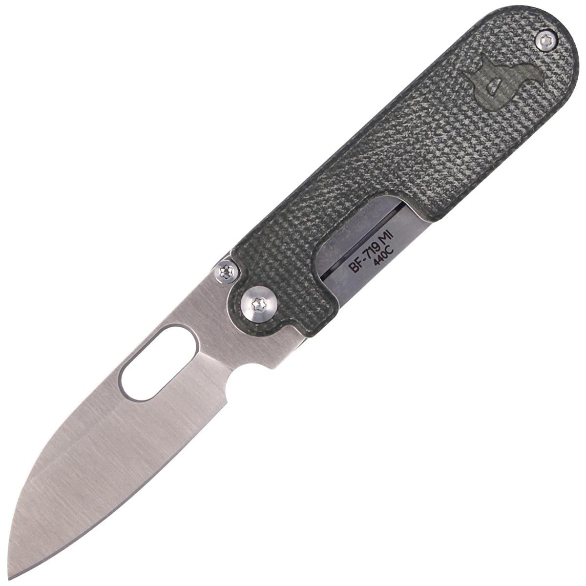 Fox Knives Brand BEAN GEN2 folding pocket knife satin coated 440C stainless steel