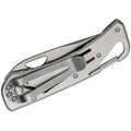 Fox Knives Brand couteau de poche pliant manche en bois satiné acier inoxydable 440