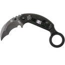 Fox Knives Brand Italy Chiropteka Couteau pliant Karambit acier inoxydable noir