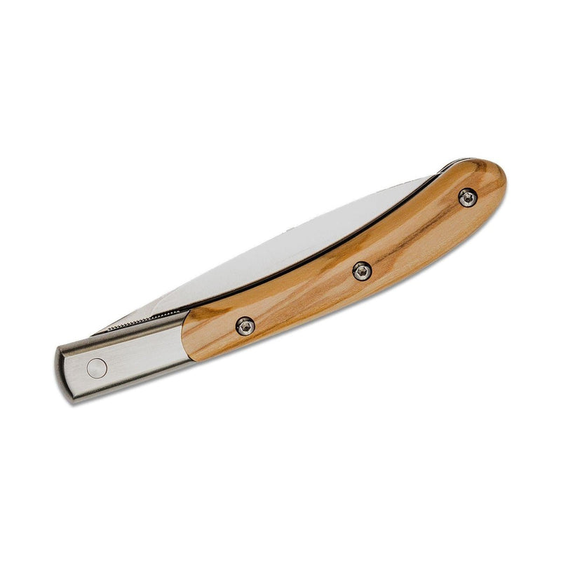 Couteau pliant Fox Knives Brand Italy Elite en acier inoxydable N690CO Bois d'olivier