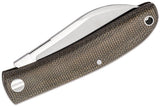 Couteau pliant Fox Knives Brand Italy Livri en acier inoxydable M390 Green Micarta