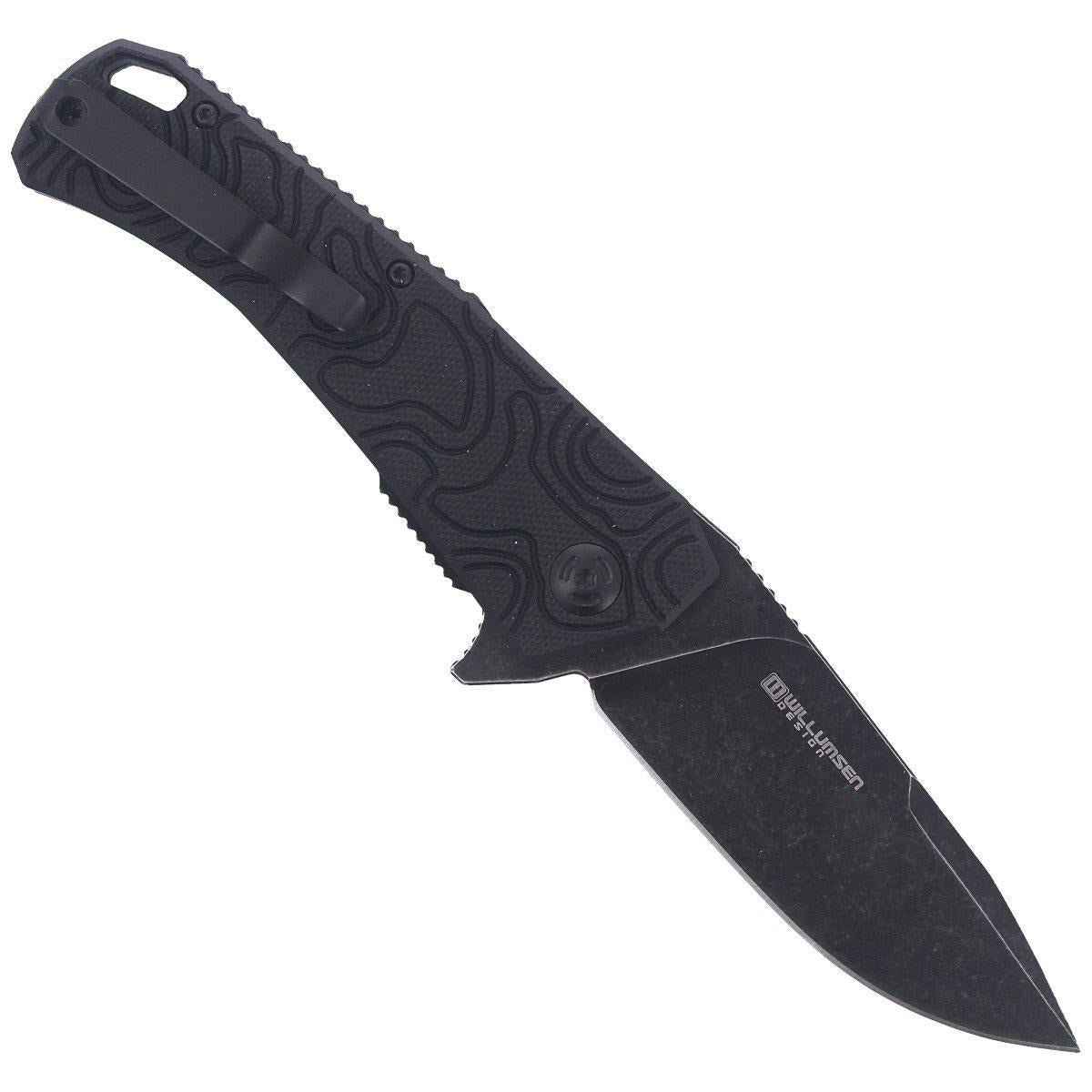 Fox Knives ECHO 1 couteau de poche pliant noir Idroglider revêtement stone wash