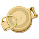 Compact Fox Knives Engineer TS 807 metal compass with brass finish, durable and precise for outdoor navigation.
