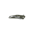 Fox Knives Fox Knives KRAVI SHAI Couteau de poche 440C Stone Washed G10 Vert 2,76