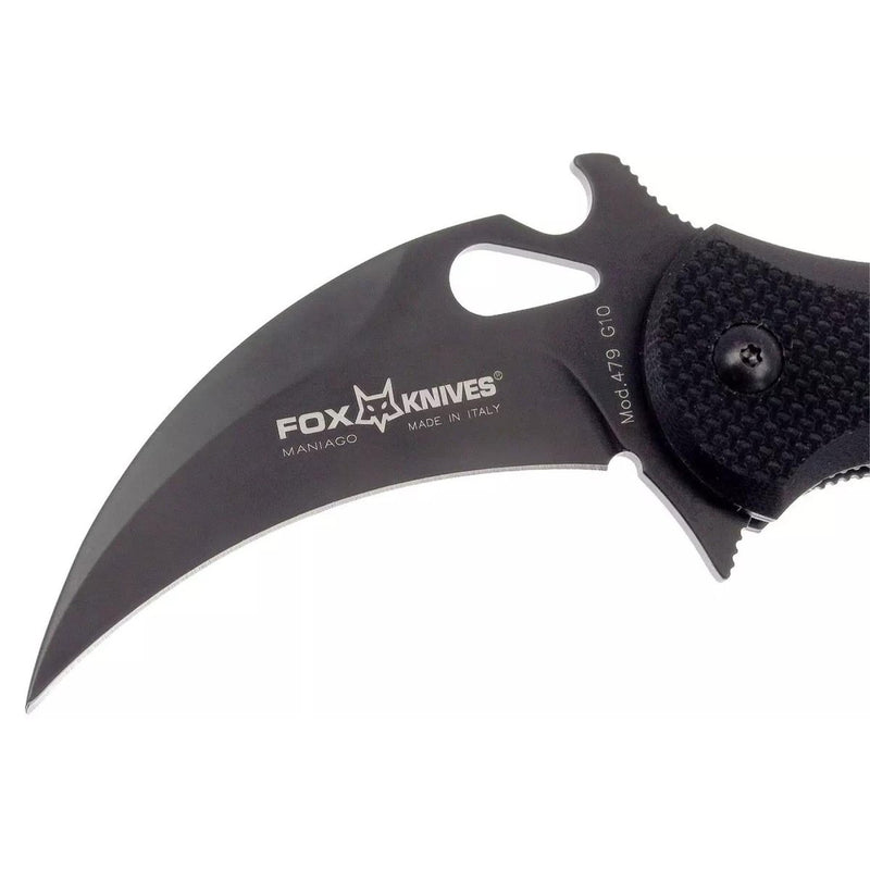 Fox Knives Karambit FX - 479 folding mini knife N690C steel black hydroglider blade - GoMilitar