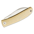 Fox Knives LIVRI Folding pocket knife 61 HRC M390 steel Sheepsfoot shape micarta