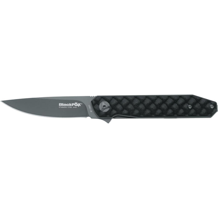Fox Knives RELOADED folding pocket knife 440C steel blade titanium coated made to last - GoMilitar