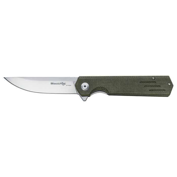 Fox Knives REVOLVER BF - 740 OD Couteau de poche pliant en acier inoxydable D2 Micarta - GoMilitar